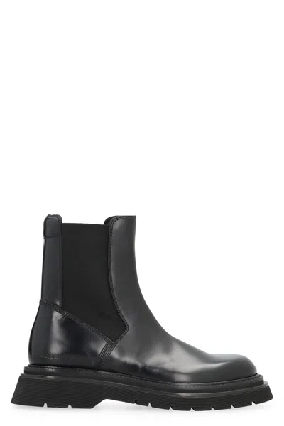 Dsquared2 Patent Leather Chelsea Boots In Black