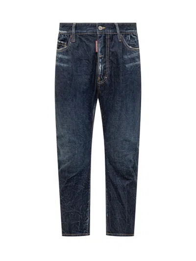 Dsquared2 Stylish High-waisted Denim Jeans In Blue