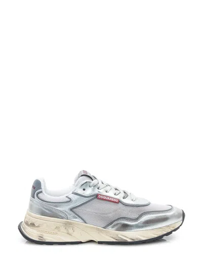 Dsquared2 Stylish Running Sneakers In Gray