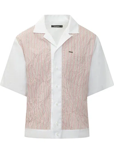 Dsquared2 Stylish Sleeves Cut Shirt With Pockets - Ss26 In Multi