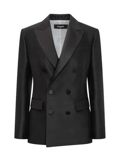 Dsquared2 Stylish Tailored Jacket In Black