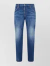 Dsquared2 Stylish Trousers Five-pocket Design In Blue