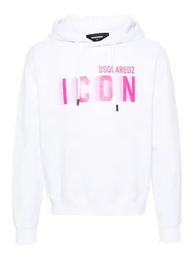 Dsquared2 Icon Blur Cool Fit Hoodie In Yellow
