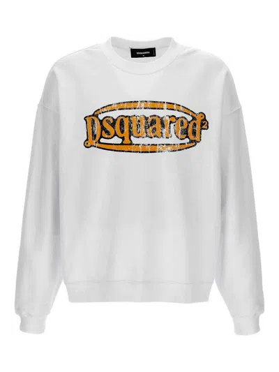 DSQUARED2 SUDADERA - BLANCO