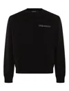Dsquared2 Logo-print Cotton Sweatshirt In Black