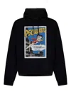 Dsquared2 Graphic-print Jersey Hoodie In Black