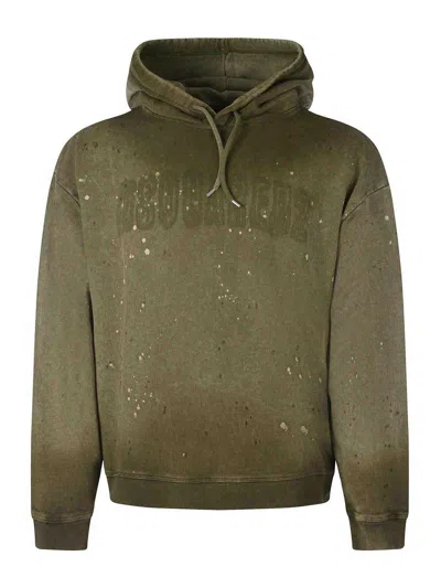 Dsquared2 Sweatshirt Hoodie In Cotton