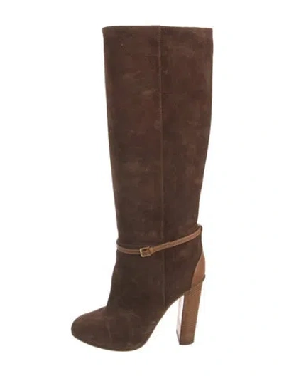Pre-owned Dsquared2 Suede Boots In Brown