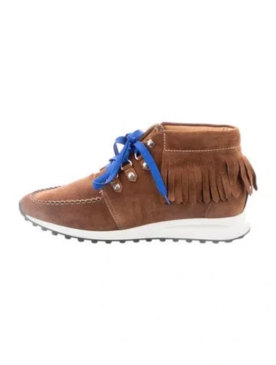 Pre-owned Dsquared2 Suede Boots In Brown