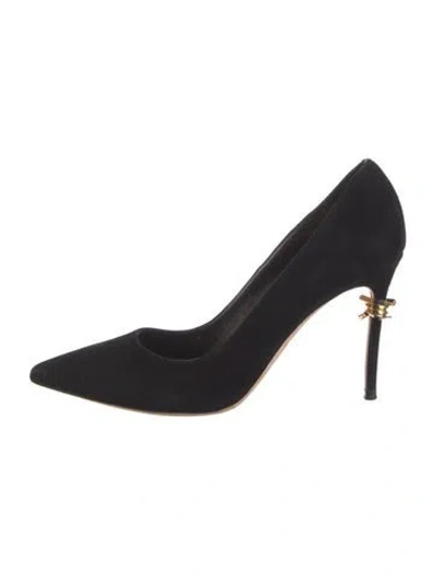 Pre-owned Dsquared2 Suede Pumps In Black