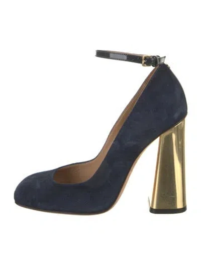 Pre-owned Dsquared2 Suede Pumps In Blue