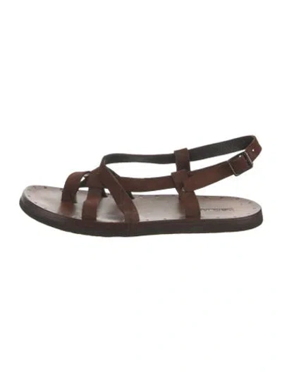Pre-owned Dsquared2 Suede Sandals In Brown