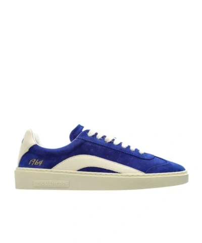 DSQUARED2 DSQUARED2 ROUND-TOE LACE-UP SNEAKERS