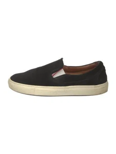 Pre-owned Dsquared2 Suede Sneakers In Black