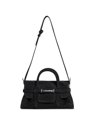 Dsquared2 Suede Tote Bag In Pink