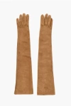 Dsquared2 Suede Warm Gloves With Buttons