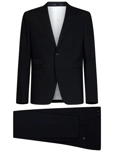 Dsquared2 Casablanca Viscose Blend Suit In Black