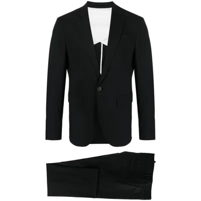 Dsquared2 Suits Blue In Black