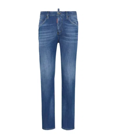 Dsquared2 Summer Lovers 642 Medium Wash Jean In Blue