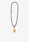 Dsquared2 Summer Lovers Beaded And Tassel Necklace