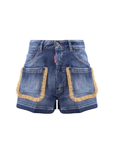 DSQUARED2 DSQUARED2 SUMMER LOVERS DENIM SHORTS