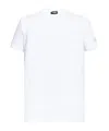 Dsquared2 Summer Lovers Embroidered Crewneck T-shirt In White