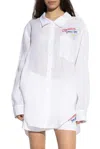 Shop Dsquared2 Summer Lovers Embroidered Oversized Shirt