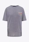Dsquared2 Summer Lovers Linen Stripe T-shirt