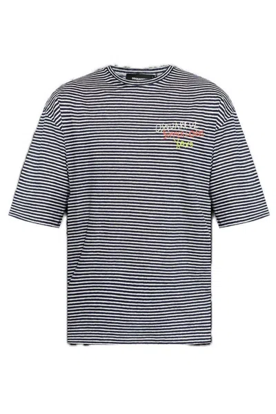 DSQUARED2 SUMMER LOVERS LOGO EMBROIDERED T-SHIRT