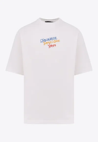 Dsquared2 Summer Lovers Logo T-shirt