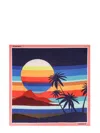 Dsquared2 Summer Lovers Multicolor Silk Foulard