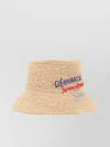 Dsquared2 Beige Hat With Logo Lettering Embroidery On The Front In Brown