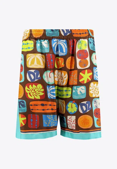 Dsquared2 Summer Lovers Printed Bermuda