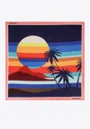 Dsquared2 Summer Lovers Printed Silk Foulard