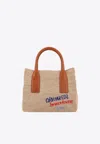 Dsquared2 Summer Lovers Raffia Tote Bag