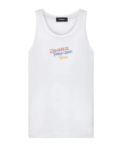 Dsquared2 Logo-embroidered Tank Top