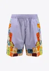 Dsquared2 Summer Lovers Cotton Bermuda Shorts