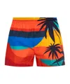 Dsquared2 Summer Lovers Sunset Shorts In Multi