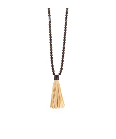 Dsquared2 Summer Lovers Tassel Necklace In Yellow