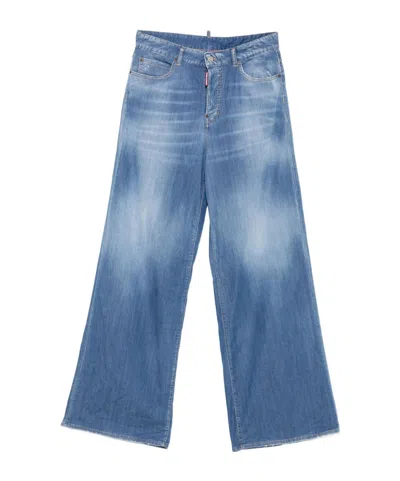 DSQUARED2 DSQUARED2 SUMMER LOVERS MEDIUM WASH TRAVELLER JEANS