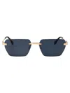Dsquared2 Geometric-frame Sunglasses In Gold