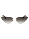 Dsquared2 Gradient Lens Metal Sunglasses In Brown
