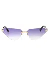 Dsquared2 Gold Violet Metal Sunglasses In Neutral