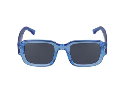Dsquared2 Eyewear Icon Square Frame Sunglasses In Blue