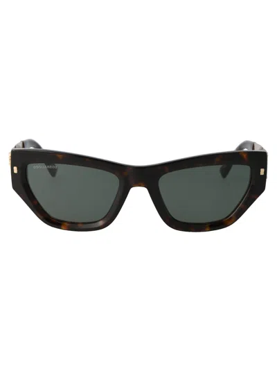 Dsquared2 Sunglasses D2 0033/s 086 Qt In Green