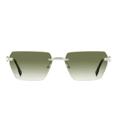Dsquared2 Sunglasses D2 0102/s 0109 K Silver/green Unisex