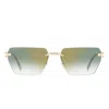 Dsquared2 Sunglasses D2 0102/s Pef Gold/green Gradient Unisex In Green