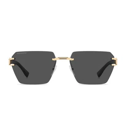 Dsquared2 Sunglasses D2 0173/s 000 Gold/grey Men