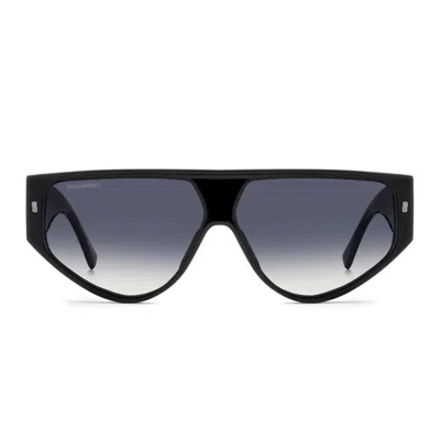 Dsquared2 Sunglasses D2 0201/s 80708 Black/smoky Blue Men