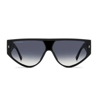 Dsquared2 Sunglasses D2 0201/s 8079 O Black/smoky Gray Men